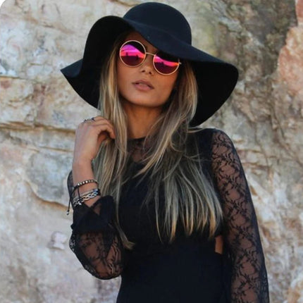 Chapeau Fedora Élégant en Feutre - 41 - M (56 - 58cm) | La boutique du chapeau
