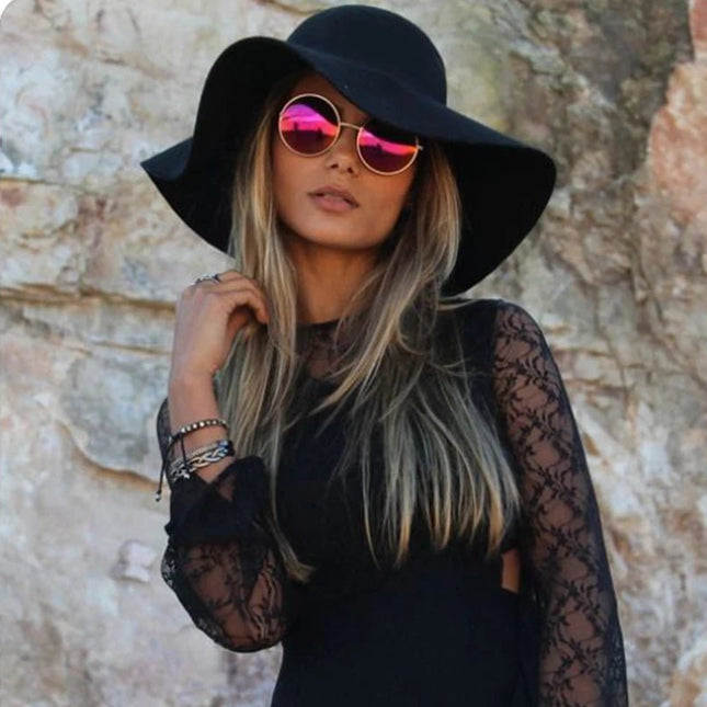 Chapeau Fedora Élégant en Feutre - 41 - M (56 - 58cm) | La boutique du chapeau