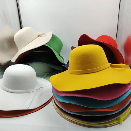Chapeau Fedora Élégant en Feutre - 06 - M (56 - 58cm) | La boutique du chapeau