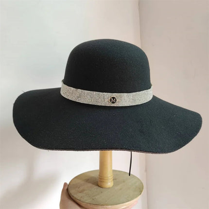 Chapeau Fedora Élégant en Feutre - 41 - M (56 - 58cm) | La boutique du chapeau