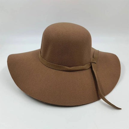 Chapeau Fedora Élégant en Feutre - 17 - M (56 - 58cm) | La boutique du chapeau