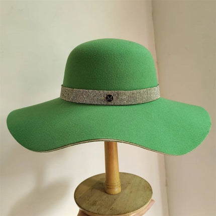 Chapeau Fedora Élégant en Feutre - 33 - M (56 - 58cm) | La boutique du chapeau