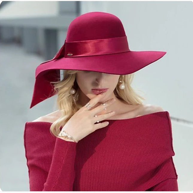 Chapeau Fedora Élégant en Feutre - 41 - M (56 - 58cm) | La boutique du chapeau