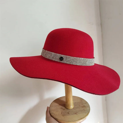Chapeau Fedora Élégant en Feutre - 40 - M (56 - 58cm) | La boutique du chapeau