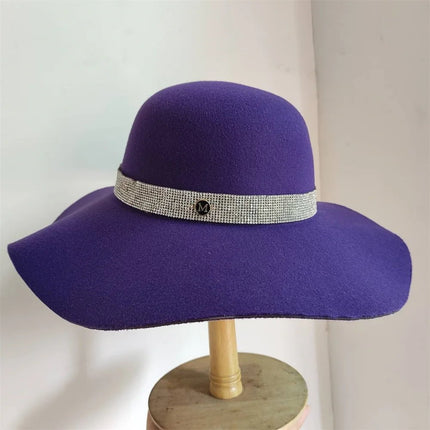 Chapeau Fedora Élégant en Feutre - 35 - M (56 - 58cm) | La boutique du chapeau