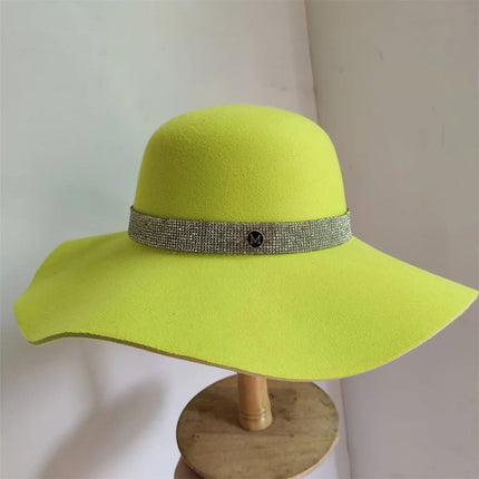 Chapeau Fedora Élégant en Feutre - 32 - M (56 - 58cm) | La boutique du chapeau
