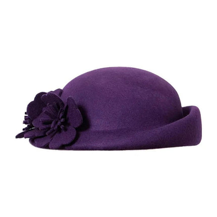 Chapeau fedora en laine - Violet - M (56 - 58cm) | La boutique du chapeau