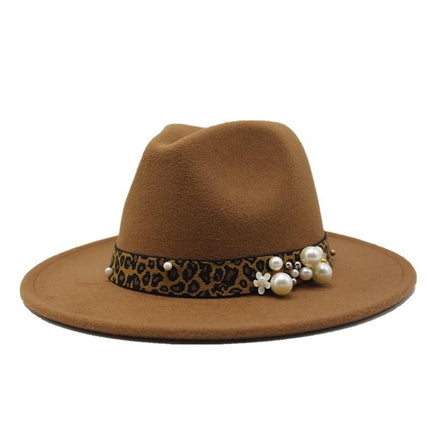 Chapeau Fedora en laine - Café - M (56 - 58cm) | La boutique du chapeau