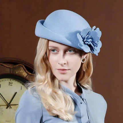 Chapeau fedora en laine - Noir - M (56 - 58cm) | La boutique du chapeau