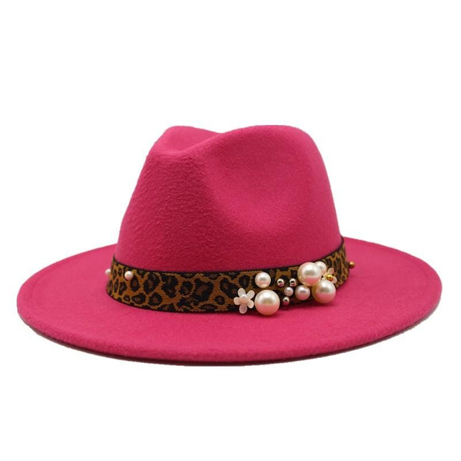 Chapeau Fedora en laine - Rose R - M (56 - 58cm) | La boutique du chapeau