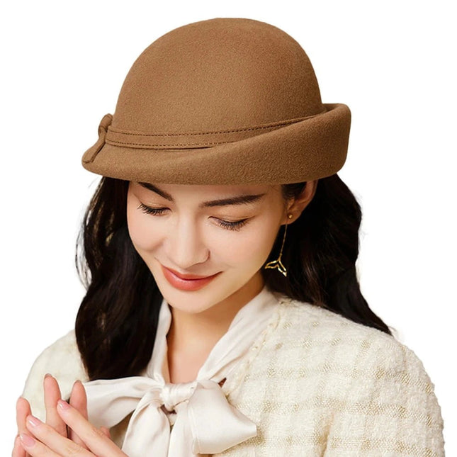 Chapeau Fedora Été pour Femme - Marron - M (56 - 58cm) | La boutique du chapeau