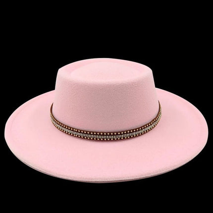 Chapeau Fedora Exclusif pour Femme - Rose 3 - M (56 - 58cm) | La boutique du chapeau