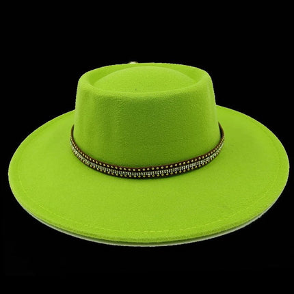 Chapeau Fedora Exclusif pour Femme - Vert - M (56 - 58cm) | La boutique du chapeau