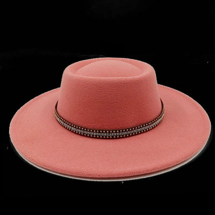 Chapeau Fedora Exclusif pour Femme - Rose - M (56 - 58cm) | La boutique du chapeau
