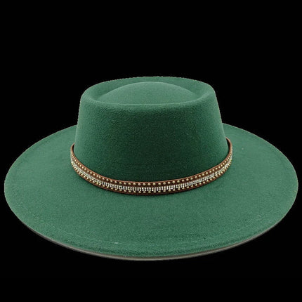 Chapeau Fedora Exclusif pour Femme - Emeraude - M (56 - 58cm) | La boutique du chapeau