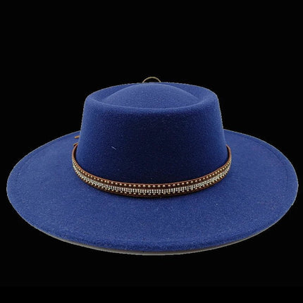 Chapeau Fedora Exclusif pour Femme - Bleu - M (56 - 58cm) | La boutique du chapeau