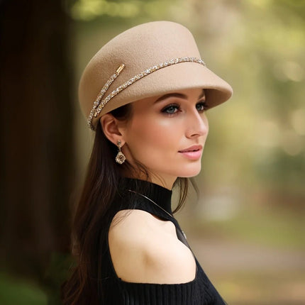 Chapeau Fedora Féminin - Kaki - M (56 - 58cm) | La boutique du chapeau