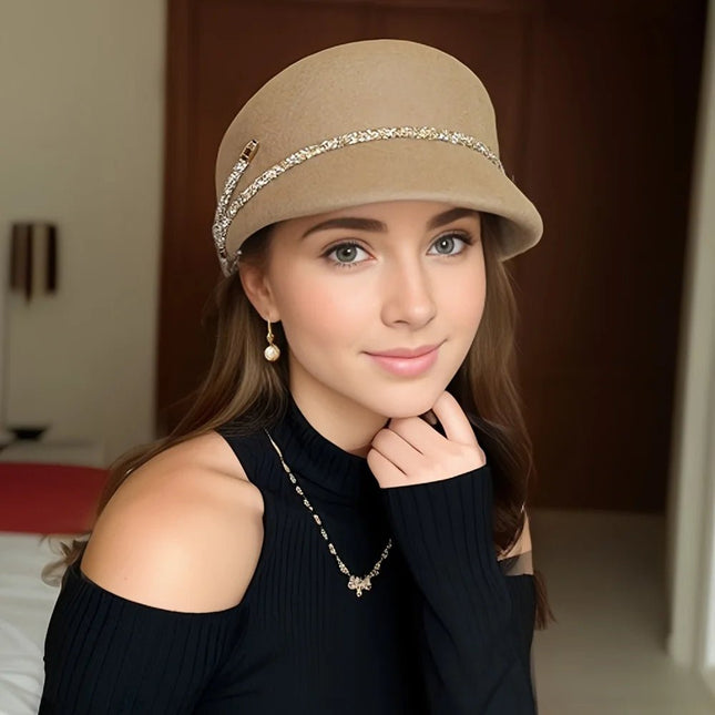 Chapeau Fedora Féminin - Kaki - M (56 - 58cm) | La boutique du chapeau
