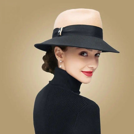 Chapeau fedora femme - Noir - M (56 - 58cm) | La boutique du chapeau