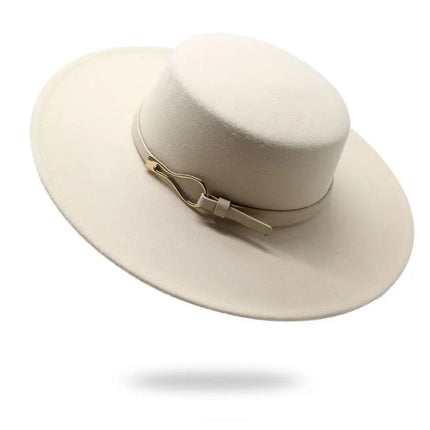 Chapeau Fedora Intemporel en Laine - Beige - M (56 - 58cm) | La boutique du chapeau
