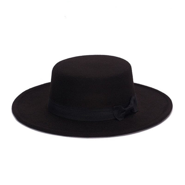 Chapeau Fedora jazz en laine - Noir - M (56 - 58cm) | La boutique du chapeau