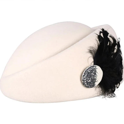 Chapeau fedora laine femme - Noir - | La boutique du chapeau