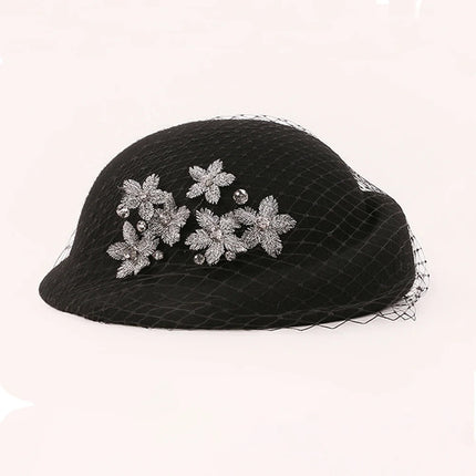 Chapeau fedora luxe - Noir - M (56 - 58cm) | La boutique du chapeau