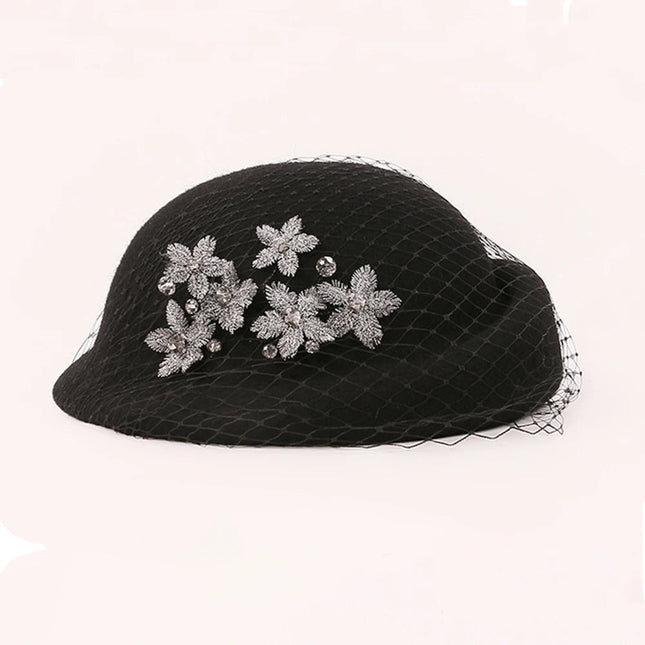 Chapeau fedora luxe - Noir - M (56 - 58cm) | La boutique du chapeau