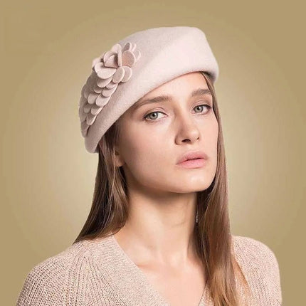 Chapeau Fedora Luxueux pour Femme - Beige - S (54 - 55cm) | La boutique du chapeau