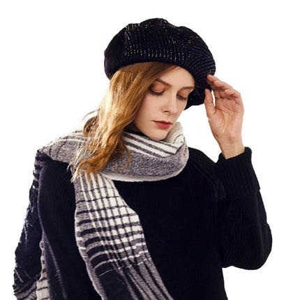 Chapeau fedora moderne - Noir - M (56 - 58cm) | La boutique du chapeau