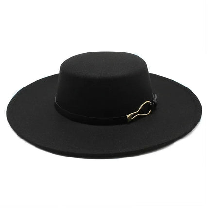 Chapeau Fedora Moderne en Feutre - Blanc - M (56 - 58cm) | La boutique du chapeau