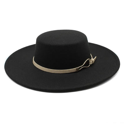 Chapeau Fedora Moderne en Feutre - Nioir 2 - M (56 - 58cm) | La boutique du chapeau
