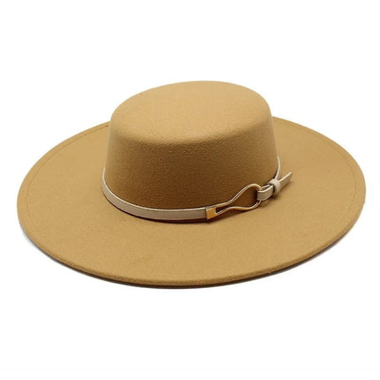 Chapeau Fedora Moderne en Feutre - Kaki - M (56 - 58cm) | La boutique du chapeau