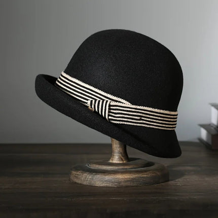Chapeau Fedora Polyvalent pour Femme - Noir - M (56 - 58cm) | La boutique du chapeau