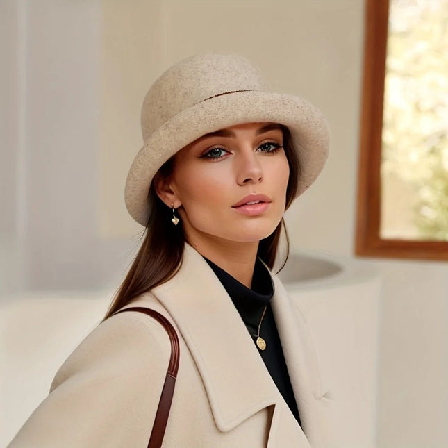 Chapeau Fedora Polyvalent pour Femme - Beige - M (56 - 58cm) | La boutique du chapeau