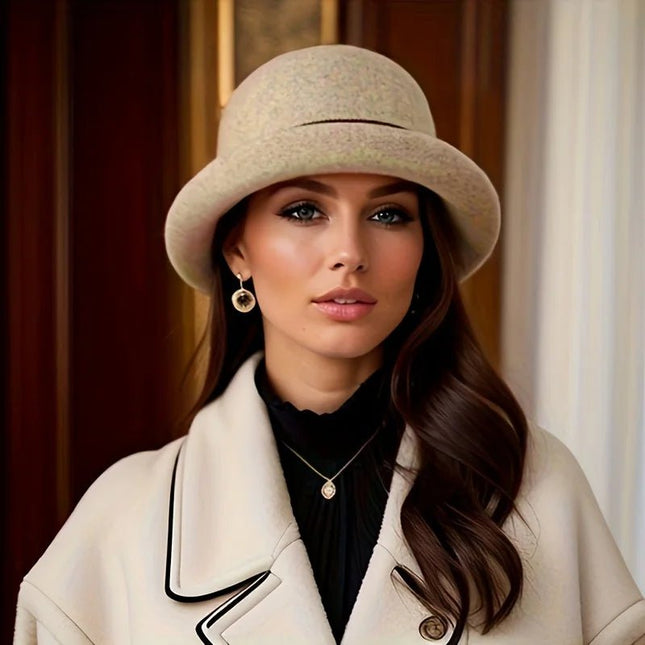 Chapeau Fedora Polyvalent pour Femme - Beige - M (56 - 58cm) | La boutique du chapeau