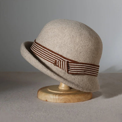 Chapeau Fedora Polyvalent pour Femme - Beige - M (56 - 58cm) | La boutique du chapeau
