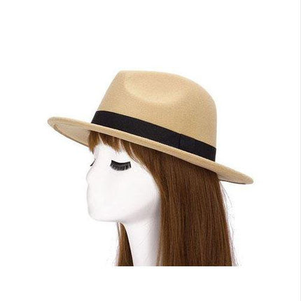 Chapeau Fedora pure laine et imperméable - Caramel - M (56 - 58cm) | La boutique du chapeau