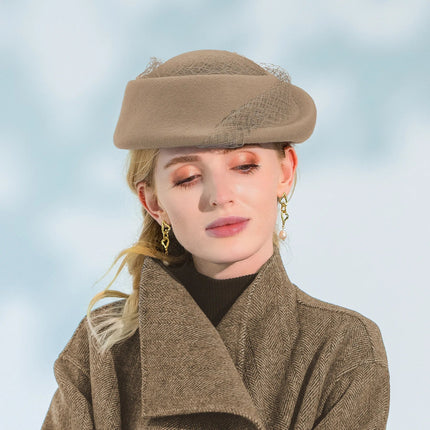 Chapeau Fedora Raffiné pour Femme - Beige - M (56 - 58cm) | La boutique du chapeau