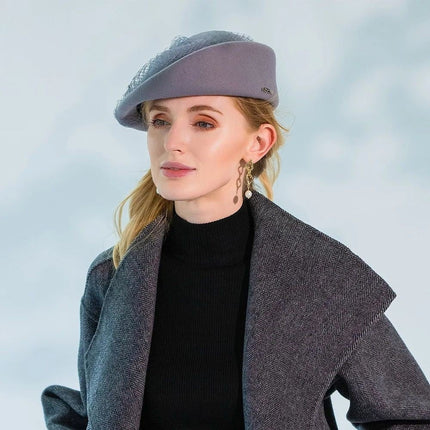 Chapeau Fedora Raffiné pour Femme - Bleu - M (56 - 58cm) | La boutique du chapeau