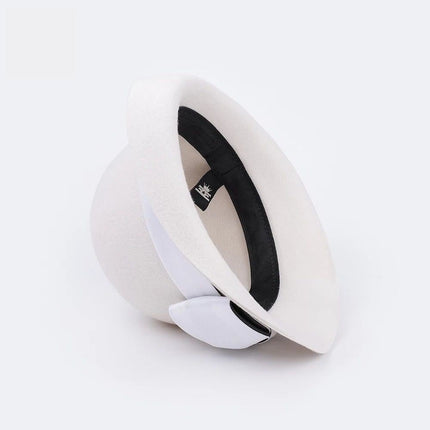Chapeau fedora rétro - Blanc - M (56 - 58cm) | La boutique du chapeau