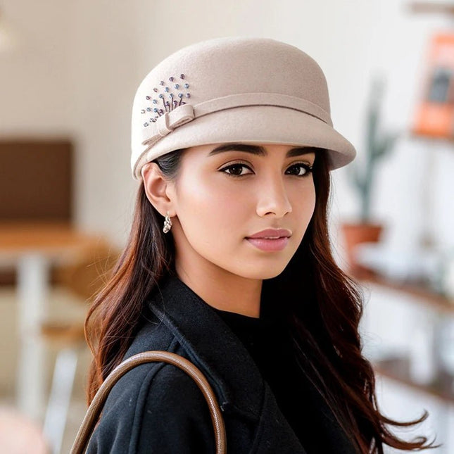 Chapeau Fedora Romantique pour Femme - Rouge - M (56 - 58cm) | La boutique du chapeau
