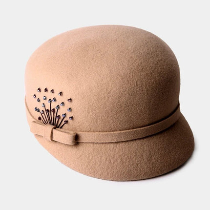 Chapeau Fedora Romantique pour Femme - Marron - M (56 - 58cm) | La boutique du chapeau