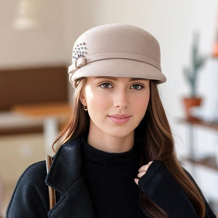 Chapeau Fedora Romantique pour Femme - Rouge - M (56 - 58cm) | La boutique du chapeau