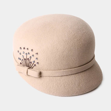 Chapeau Fedora Romantique pour Femme - Kaki - M (56 - 58cm) | La boutique du chapeau