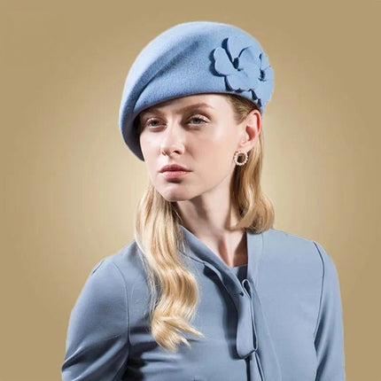 Chapeau fedora style béret - Bordeau - M (56 - 58cm) | La boutique du chapeau