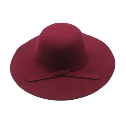 Chapeau Fedora Tendance en Laine - Noir - M (56 - 58cm) | La boutique du chapeau