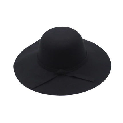 Chapeau Fedora Tendance en Laine - Noir - M (56 - 58cm) | La boutique du chapeau