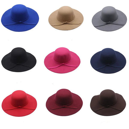 Chapeau Fedora Tendance en Laine - Bordeau - M (56 - 58cm) | La boutique du chapeau