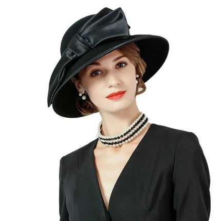 Chapeau Fedora Urbain pour Femme - Noir - M (56 - 58cm) | La boutique du chapeau